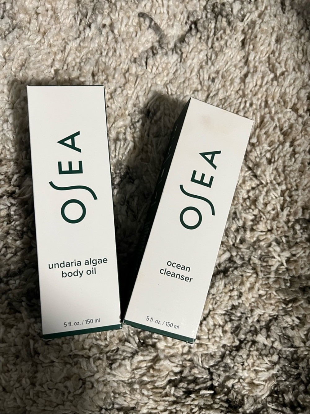 OSea Undaria Algae Body Oil & Ocean Cleanser 5fl oz bundle